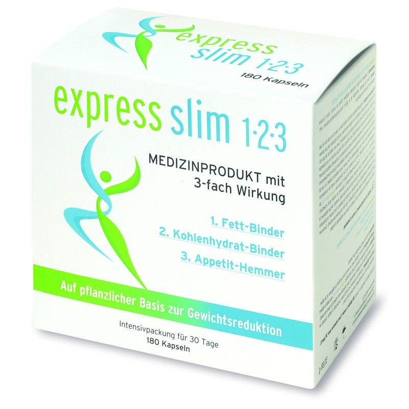 EXPRESS SLIM 1-2-3 Kaps mit 3-fach Wirkung 180 Stück