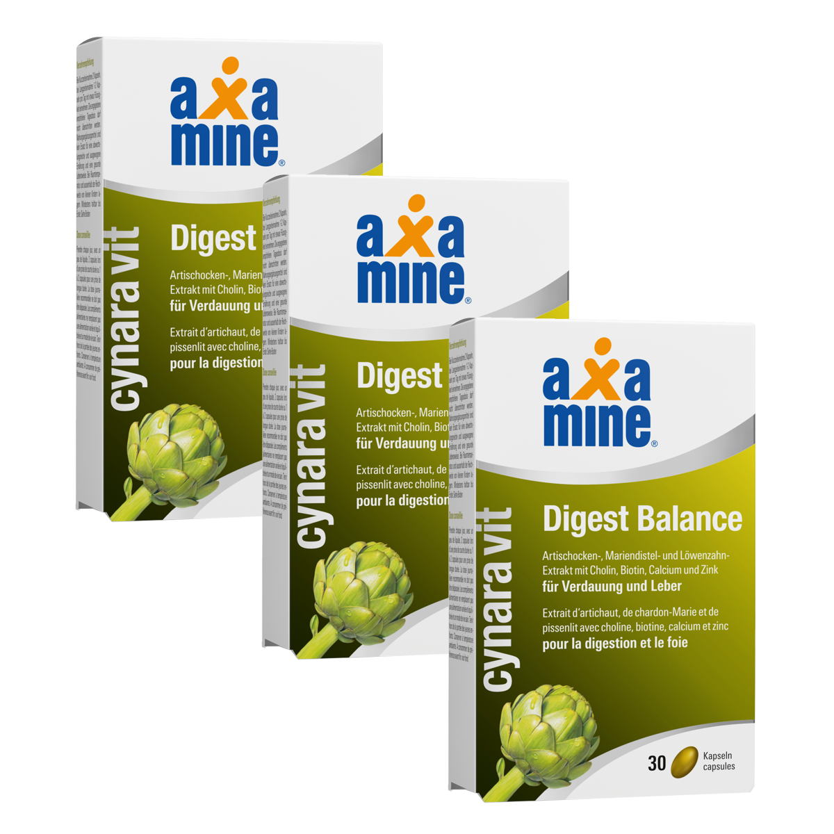Axamine Digest Balance 3x 30 Kapseln