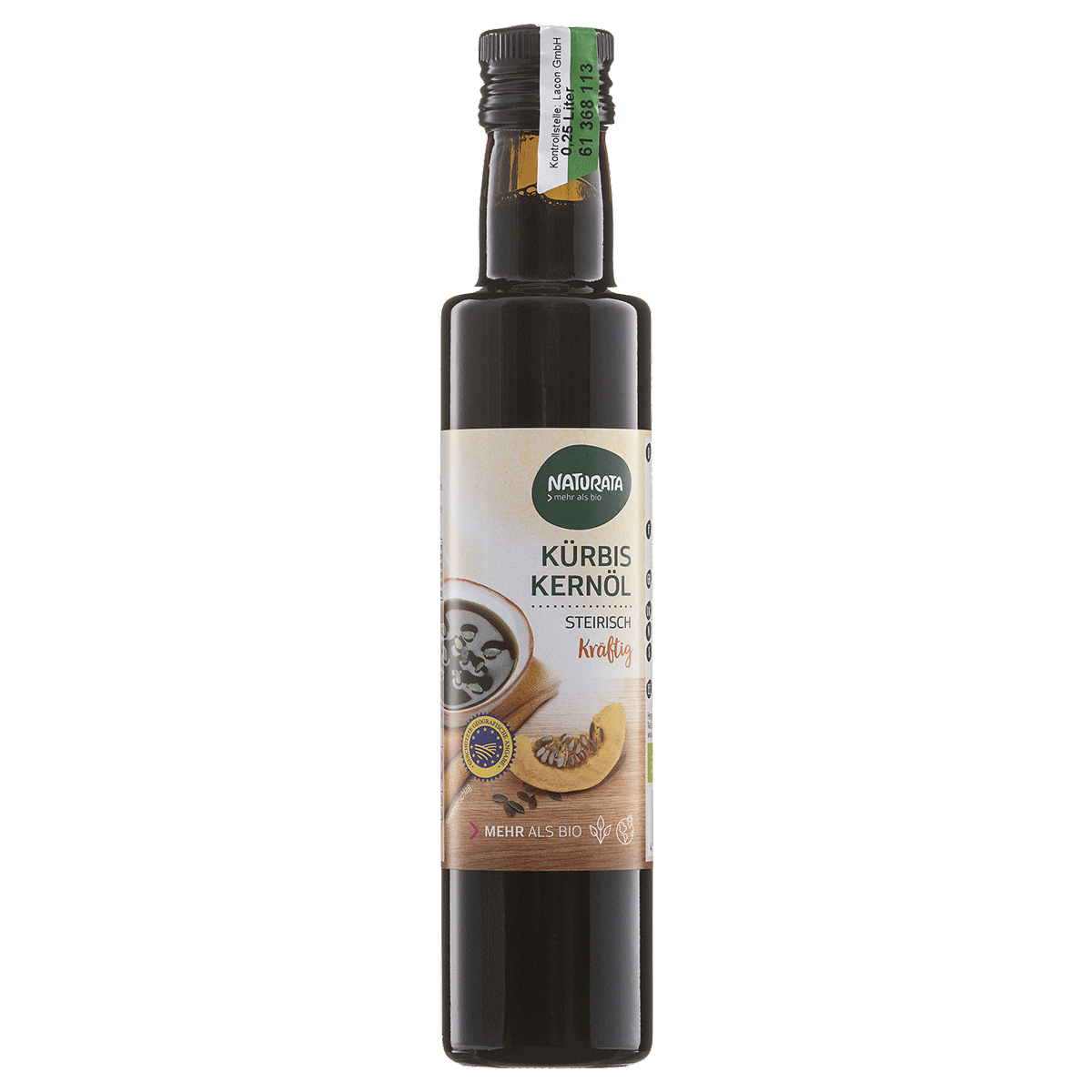 Naturata Kürbiskernöl Flasche 250 ml